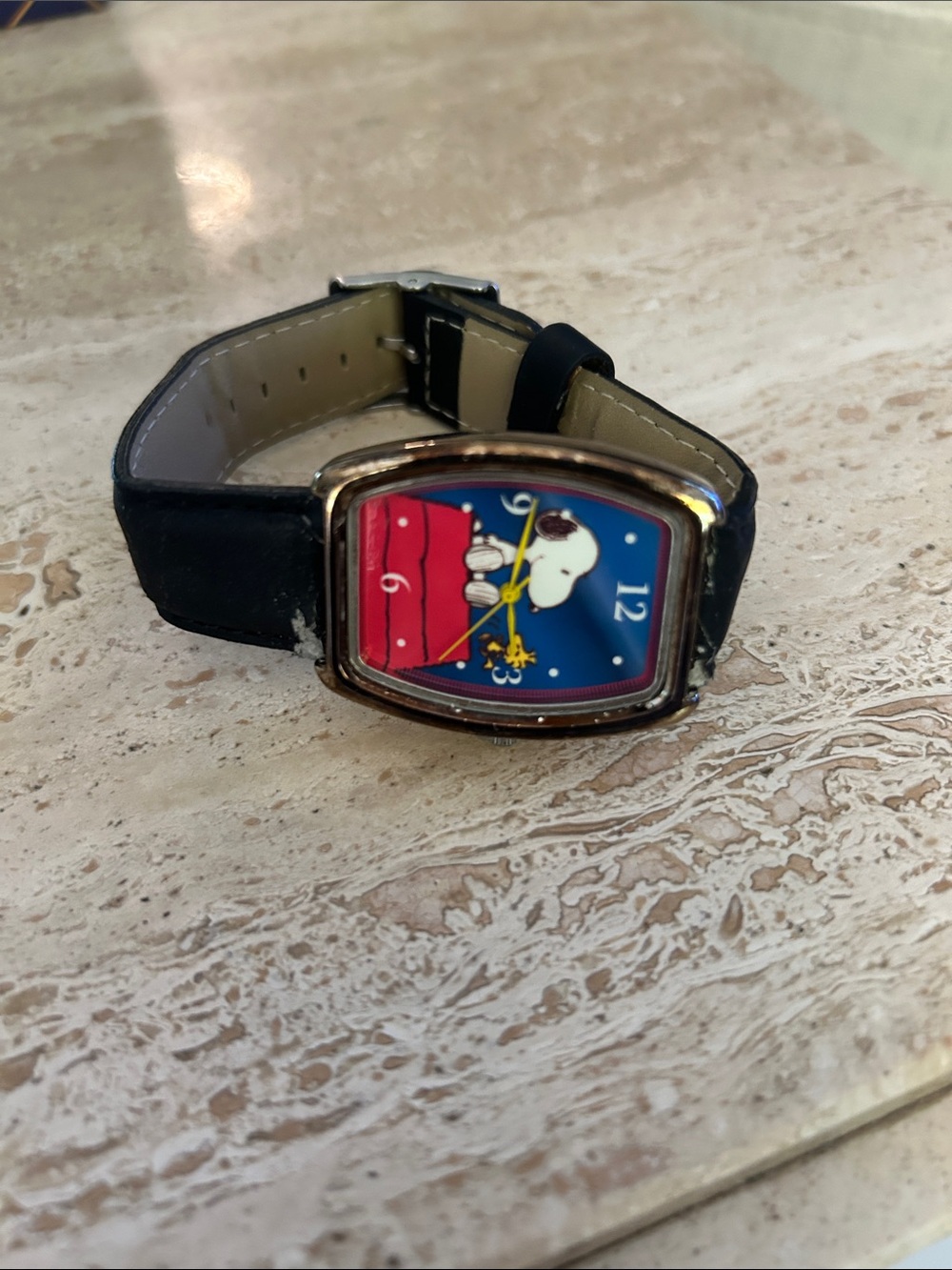 Vintage Peanuts Child’s Wristwatch With Metal Case